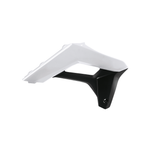 Polisport Radiator Scoops - Sherco SE-R/SE-F 2017-23, SC/SC-F 2019-23 - White/Black