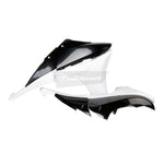 Polisport Radiator Scoops With Tank Cover - Yamaha YZF450 2010-13 - White/ Black