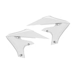 Polisport Radiator Scoops - Yamaha YZF250 2019-23, YZF450 2018-22, YZF250X & WRF250 2020-23, YZF450X & WRF450 2019-23 - White