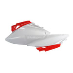 Polisport Side Panels - Honda CRF450R 2007-08 - White/ Red