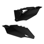 Polisport Side Panels - Kawasaki KXF250 2021-23, KXF450 2019-23 - Black