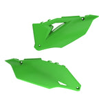 Polisport Side Panels - Kawasaki KXF250 2021-23, KXF450 2019-23 - Green