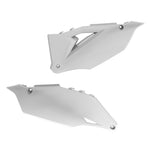 Polisport Side Panels - Kawasaki KXF250 2021-23, KXF450 2019-23 - White