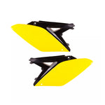 Polisport Side Panels - Suzuki RMZ250 2010-18 - Black/ Yellow