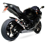 Scorpion RP-1 GP Carbon Round Exhaust - Suzuki GSXR 1000 K5-6 2005 - 2006