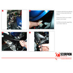 Scorpion RP-1 GP Satin Titanium Round Exhaust Suzuki GSXR 1000 K5-6 2005 - 2006